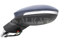 ALKAR 6131196 - Lado de montaje: derecha<br>Calidad: ALKAR<br>Tipo de servicio: eléctrico<br>Función de las luces: con luz intermitente<br>Vehículo con dirección a la izquierda / derecha: para vehic. dirección izquierda<br>Número de conexiones: 6<br>Retrovisor exterior/interiror: calefactable<br>Retrovisor exterior/interiror: convexo<br>