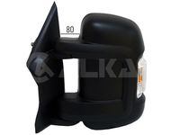 ALKAR 9203922 - Lado de montaje: derecha<br>Calidad: ALKAR<br>Ancho [mm]: 400<br>Altura [mm]: 320<br>Tipo de lámpara: WY5W<br>Tipo de servicio: manual<br>Función de las luces: con luz intermitente<br>Vehículo con dirección a la izquierda / derecha: para vehic. dirección izquierda<br>Número de conexiones: 2<br>Retrovisor exterior/interiror: con espejo gran angular<br>Retrovisor exterior/interiror: brazo corto de espejo<br>Retrovisor exterior/interiror: convexo<br>Versión: 80<br>