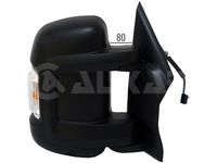 ALKAR 9228922 - Lado de montaje: izquierda<br>Calidad: ALKAR<br>Tipo de lámpara: W16W<br>Tipo de servicio: eléctrico<br>Función de las luces: con luz intermitente<br>Vehículo con dirección a la izquierda / derecha: para vehic. dirección izquierda<br>Número de conexiones: 8<br>Retrovisor exterior/interiror: calefactable<br>Retrovisor exterior/interiror: con espejo gran angular<br>Retrovisor exterior/interiror: brazo corto de espejo<br>Retrovisor exterior/interiror: convexo<br>Versión: 80<br>