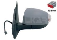 ALKAR 9241375 - Lado de montaje: derecha<br>Calidad: ALKAR<br>Tipo de servicio: eléctrico<br>Función de las luces: con luz intermitente<br>Vehículo con dirección a la izquierda / derecha: para vehic. dirección izquierda<br>Superficie: imprimado<br>Número de conexiones: 8<br>Retrovisor exterior/interiror: calefactable<br>Retrovisor exterior/interiror: abatible eléctricamente<br>Retrovisor exterior/interiror: convexo<br>Retrovisor exterior/interiror: con iluminación ambiental<br>Tipo conector, vástago entrada: rectangular<br>