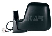 ALKAR 9295973 - Lado de montaje: derecha<br>Calidad: ALKAR<br>Vehículo con dirección a la izquierda / derecha: para vehíc. dirección a la derecha<br>Retrovisor exterior/interiror: Ajuste por cable<br>Retrovisor exterior/interiror: convexo<br>