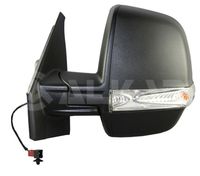 ALKAR 9292922 - Lado de montaje: izquierda<br>Calidad: ALKAR<br>Tipo de lámpara: W16W<br>Tipo de servicio: eléctrico<br>Función de las luces: con luz intermitente<br>Vehículo con dirección a la izquierda / derecha: para vehíc. dirección a la derecha<br>Número de conexiones: 8<br>Retrovisor exterior/interiror: calefactable<br>Retrovisor exterior/interiror: con espejo gran angular<br>Retrovisor exterior/interiror: brazo largo de espejo<br>Retrovisor exterior/interiror: convexo<br>Color de carcasa: negro<br>