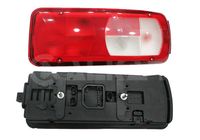 ALKAR 9732285 - Lado de montaje: izquierda<br>Calidad: 160<br>Color: rojo<br>Tipo de lámpara: LED<br>Función de las luces: con luz de matr¡cula<br>Vehículo con dirección a la izquierda / derecha: para vehic. dirección izquierda<br>Artículo complementario/Información complementaria: con portalámparas<br>Color de tulipa: blanco<br>