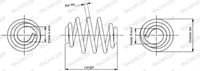 MONROE SN0530 - Lado de montaje: Eje trasero<br>Espesor [mm]: 15<br>Longitud [mm]: 251<br>Diámetro exterior [mm]: 154,5<br>