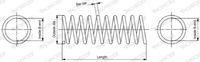 MONROE SP0170 - Lado de montaje: Eje delantero<br>Espesor [mm]: 20<br>Longitud [mm]: 364<br>Diámetro exterior [mm]: 143<br>