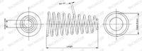 MONROE SP0329 - Lado de montaje: Eje trasero<br>Espesor [mm]: 11<br>Longitud [mm]: 307<br>Diámetro exterior [mm]: 112<br>