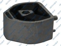 GSP 510193 - Clase de caja de cambios: Caja de cambios manual, 5 marchas<br>Lado de montaje: derecha<br>Material: Caucho/metal<br>Tipo de cojinetes: Rodamiento de caucho-metal<br>Peso [kg]: 0,307<br>