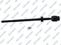 GSP S030490 - Equipamiento de vehículo: para vehículos con dirección asistida<br>para fabricante mecanismo dirección: ZF<br>Longitud [mm]: 380<br>Lado de montaje: Eje delantero, izquierda<br>Lado de montaje: Eje delantero, derecha<br>Peso [kg]: 0,645<br>Artículo complementario/Información complementaria: con contratuerca<br>