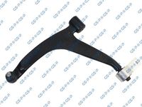 GSP S060376 - Lado de montaje: debajo<br>Lado de montaje: Eje delantero, derecha<br>Referencia artículo par: S060372B<br>Tipo de dirección: Brazo oscilante transversal<br>