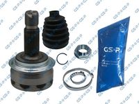 GSP 835069 - Lado de montaje: Eje trasero izquierda<br>Lado de montaje: Eje trasero, derecha<br>Lado de montaje: lado de rueda<br>para código de equipamiento especial: ZG2<br>Longitud [mm]: 163<br>Medida de rosca: M29x1,5<br>Dentado exterior, lado de rueda: 30<br>Dentado interno, lado de rueda: 36<br>Diámetro de junta tórica [mm]: 70<br>Nº de información técnica: Groove Type Inner<br>