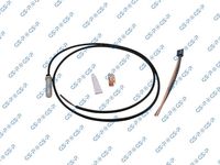 FEBI BILSTEIN 106887 - Número de conexiones: 2<br>Resistencia [Ohm]: 1800<br>Lado de montaje: Eje delantero, izquierda<br>Lado de montaje: Eje delantero, derecha<br>Longitud de cable [mm]: 2244<br>Peso [kg]: 0,154<br>