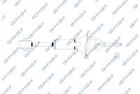 BREMSI SA0010 - Lado de montaje: Eje delantero<br>Sistema de amortiguadores: Bitubular<br>Tipo de amortiguador: Presión de gas<br>Tipo de amortiguador: Cartucho de columna de amortiguador<br>Tipo de sujeción de amortiguador: Espiga arriba<br>