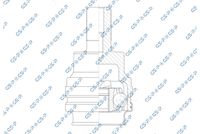 GSP 601265 - fecha de producción hasta: 2013<br>Lado de montaje: Eje delantero<br>Lado de montaje: lado de rueda<br>Peso [kg]: 2,76<br>Dentado exterior, lado de rueda: 40<br>Dentado interno, lado de rueda: 27<br>Diámetro de junta tórica [mm]: 57<br>Diámetro exterior [mm]: 100<br>long. de embalaje [cm]: 20,0<br>Ancho de embalaje [cm]: 12,5<br>h embalaje [cm]: 12,5<br>