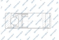 FEBEST 1710A4A45 - Juego de articulación, árbol de transmisión