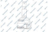 GSP 802564 - Clase de caja de cambios: Transmisión automática<br>Lado de montaje: Eje trasero izquierda<br>Lado de montaje: Eje trasero, derecha<br>Lado de montaje: lado de engranaje<br>Longitud [mm]: 161,5<br>Dentado exterior, lado de diferencial: 30<br>Dentado int. diferencial, lado engranaje: 28<br>Diámetro de junta tórica [mm]: 47<br>