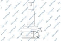 GSP 602201 - Lado de montaje: Eje delantero, derecha<br>Lado de montaje: lado de engranaje<br>Clase de caja de cambios: Caja automática, 8 marchas<br>Longitud [mm]: 131,5<br>Dentado exterior, lado de diferencial: 28<br>Dentado int. diferencial, lado engranaje: 35<br>Diámetro de junta tórica [mm]: 42<br>