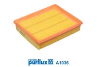 PURFLUX A1036 - año construcción desde: 01/2005<br>Longitud [mm]: 425<br>Ancho [mm]: 95<br>Altura [mm]: 51<br>Tipo de filtro: Cartucho filtrante<br>