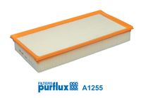 PURFLUX A1255 - Número de piezas necesarias: 2<br>Artículo complementario / información complementaria 2: para ambiente con mucho polvo<br>Longitud [mm]: 391<br>Ancho [mm]: 186<br>Altura [mm]: 69<br>Tipo de filtro: Cartucho filtrante<br>