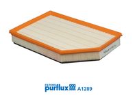 PURFLUX A1289 - Longitud [mm]: 347<br>Ancho [mm]: 228<br>Altura [mm]: 57<br>Tipo de filtro: Cartucho filtrante<br>