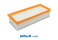 PURFLUX A1292 - Longitud [mm]: 322<br>Ancho [mm]: 128<br>Altura [mm]: 67<br>Tipo de filtro: Cartucho filtrante<br>