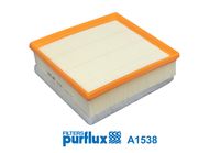 PURFLUX A1538 - Longitud [mm]: 230<br>Ancho [mm]: 204<br>Altura [mm]: 70<br>Tipo de filtro: Cartucho filtrante<br>