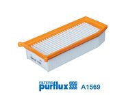 PURFLUX A1569 - Longitud [mm]: 279<br>Ancho [mm]: 146<br>Altura [mm]: 63<br>Tipo de filtro: Cartucho filtrante<br>