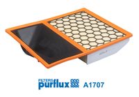 PURFLUX A1707 - Longitud [mm]: 399<br>Ancho [mm]: 318<br>Altura [mm]: 61<br>Tipo de filtro: Cartucho filtrante<br>