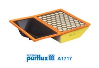 PURFLUX A1717 - Tipo de filtro: Cartucho filtrante<br>Altura [mm]: 61<br>Longitud [mm]: 400<br>Ancho [mm]: 318<br>