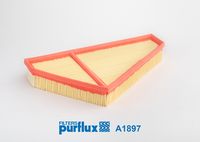 PURFLUX A1897 - Ancho [mm]: 232,5<br>Tipo de filtro: Cartucho filtrante<br>Altura [mm]: 38<br>Longitud [mm]: 258<br>