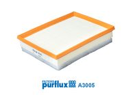 PURFLUX A3005 - Longitud [mm]: 239<br>Ancho [mm]: 182<br>Altura [mm]: 52<br>Tipo de filtro: Cartucho filtrante<br>