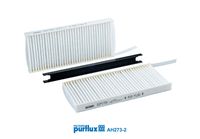 PURFLUX AH2732 - Longitud [mm]: 240<br>Ancho [mm]: 108<br>Altura [mm]: 20<br>Tipo de filtro: Filtro de partículas<br>