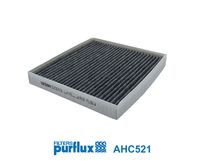 PURFLUX AH521 - Longitud [mm]: 223<br>Ancho [mm]: 202<br>Altura [mm]: 30<br>Tipo de filtro: Filtro de carbón activado<br>