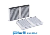 PURFLUX AH382 - Equipamiento de vehículo: para vehículos sin aire acondicionado<br>Tipo de filtro: Filtro antipolen<br>Altura [mm]: 52<br>Longitud [mm]: 236<br>Ancho [mm]: 190<br>