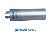 PURFLUX FCS709 - Altura [mm]: 278<br>Diámetro exterior [mm]: 81<br>Tipo de filtro: Filtro de tubería<br>Ø entrada [mm]: 8<br>Ø salida [mm]: 10<br>