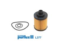 PURFLUX L377 - Variante de equipamiento: Purflux<br>Tipo de filtro: Cartucho filtrante<br>Altura [mm]: 85<br>Diámetro exterior [mm]: 65<br>Diámetro interior [mm]: 25<br>Diámetro 3 [mm]: 25<br>