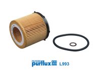 PURFLUX L993 - Tipo de filtro: Cartucho filtrante<br>Altura [mm]: 79<br>Diámetro exterior [mm]: 73<br>Diámetro interior [mm]: 42<br>Diámetro 3 [mm]: 42<br>