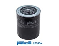 PURFLUX LS740A - Altura [mm]: 127<br>Medida de rosca: M 26 X 1.5<br>Diámetro exterior [mm]: 102<br>Tipo de filtro: Filtro enroscable<br>Diám. int. 1 [mm]: 72<br>Diám. int. 2[mm]: 61<br>