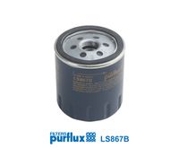 PURFLUX LS867B - Tipo de filtro: Filtro enroscable<br>Altura [mm]: 85<br>Diámetro exterior [mm]: 76<br>Diámetro 3 [mm]: 62<br>Diámetro 4 [mm]: 72<br>Rosca 1: M20x1,5<br>