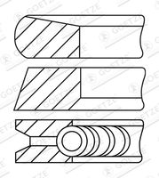 FAI AutoParts PR19050 - Código de motor: G9U 650<br>Diámetro de orificio [mm]: 89<br>Nº de componente: 3.0/1.75/2.5<br>sobremedida [mm]: 0,00<br>