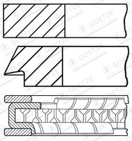 FAI AutoParts PR45000 - Código de motor: B 14 XEL<br>Diámetro de orificio [mm]: 73,4<br>Nº de componente: 1.2/1.2/2.0<br>sobremedida [mm]: 0,00<br>