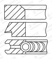 FAI AutoParts PR60000 - Juego de aros de pistón