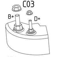 BOSCH 0986036660 - Alternador