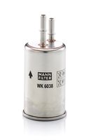 MANN-FILTER WK6038 - Tipo de filtro: Cartucho filtrante<br>Tipo de filtro: Componente de larga vida<br>SVHC: No existen sustancias SVHC<br>