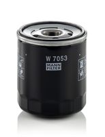 MANN-FILTER W7053 - Tipo de filtro: Filtro enroscable<br>Diámetro [mm]: 75,8<br>Altura [mm]: 88,6<br>Medida de rosca: M20x1,5<br>Diámetro 2 [mm]: 71,6<br>Diámetro de junta tórica [mm]: 65,5<br>Par apriete [Nm]: 10<br>Nº art. herramienta recomendada: OCS 1<br>Artículo complementario / información complementaria 2: con válvula bloqueo de retorno<br>Tipo de válvula: Válvula de rebose<br>h embalaje [cm]: 10,00<br>Peso neto [g]: 393<br>long. de embalaje [cm]: 9,0<br>Ancho de embalaje [cm]: 9,00<br>