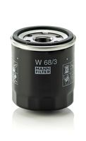 MANN-FILTER W68/3 - Filtro de aceite