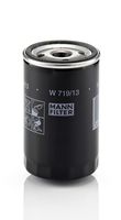 MANN-FILTER W719/13 - Tipo de filtro: Filtro enroscable<br>Diámetro [mm]: 76,2<br>Altura [mm]: 120,0<br>Medida de rosca: 3/4"-16UNF-2B<br>Diámetro 2 [mm]: 71,0<br>Diámetro de junta tórica [mm]: 62,0<br>Par apriete [Nm]: 20<br>Nº art. herramienta recomendada: OCS 1<br>Artículo complementario / información complementaria 2: con dos válvulas de bloqueo de retorno<br>Tipo de válvula: Válvula de rebose<br>h embalaje [cm]: 12,50<br>Peso neto [g]: 354<br>long. de embalaje [cm]: 8,0<br>Ancho de embalaje [cm]: 8,00<br>