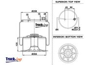 Montcada 0293670 - Fuelle, suspensión neumática