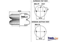 Montcada 0194130 - Fuelle, suspensión neumática