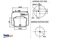 Montcada 0293435 - Fuelle, suspensión neumática