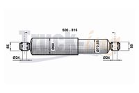 MONROE T5267 - Amortiguador - MONROE MAGNUM Axle